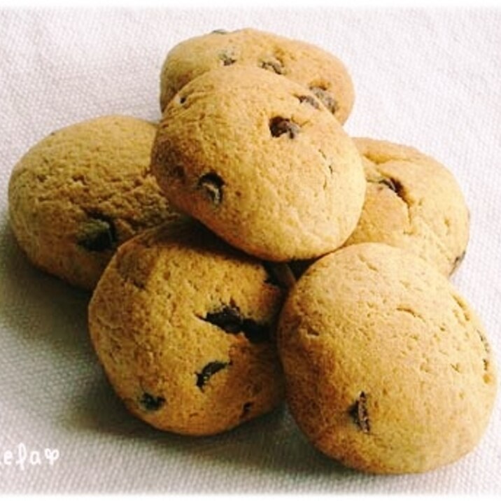 おから豆乳クッキー( 全粒粉 & チョコチップ )